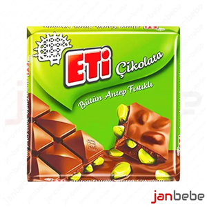 شکلات اتی با مغز پسته ETi 60 گرم 