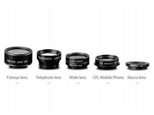 لنز 5 تایی گوشی موبایل 5in1 Lens Kit