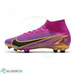 کفش فوتبال نایک مرکوریال طرح اصلی Nike Mercurial Superfly FG Purple Black Gold