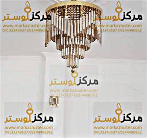 لوستر سقفی دایره سایز 55 مدل سناتور