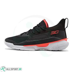 کفش بسکتبال آندر آمورطرح اصلی مشکی قرمز Under Armour Curry 7 BLack Red