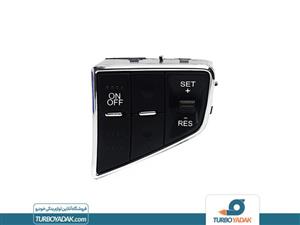 مجموعه کلید کروز کنترل و ضبط روی فرمان شرکتی ایساکو دنا و دنا پلاس