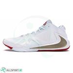 کفش بسکتبال زنانه نایک طرح اصلی Nike Air Zoom Freak 1 White