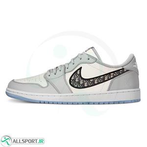 کتانی رانینگ زنانه نایک طرح اصلی Nike Air Jordan x Dior 1 Low