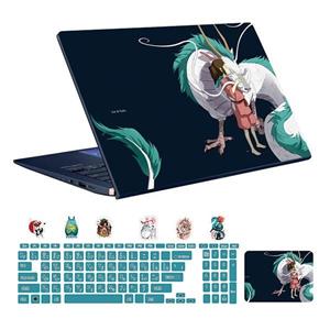 اسکین لپ تاپ طرح Anime کد ۱۳به همراه استیکر کیبورد