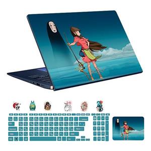 اسکین لپ تاپ طرح Anime کد ۰۴ به همراه استیکر کیبورد