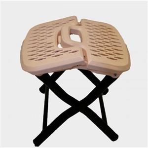 چهار پایه تاشو پایه فلزی 26cm صبا پلاستیک 