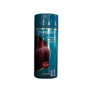 شامپو رنگ مو تونیکا شماره 4.25 رنگ شرابی 150 میلی لیتر Tohnika