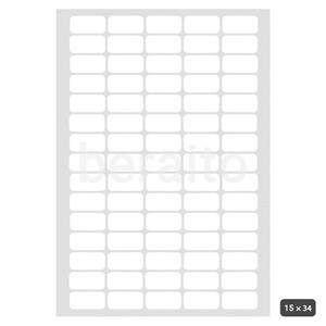 کاغذ پشت چسب دار A4 تیغ خورده سایز 15 × 34 میل بسته 100 عددی