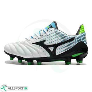 کفش فوتبال میزانو مورلیا Mizuno Morelia Neo II White Black Green 