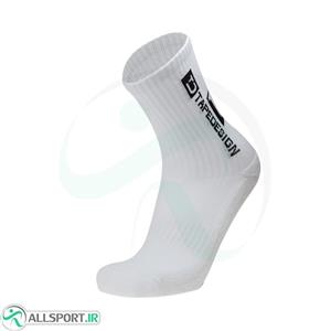 جوراب ترمز دار Tape Design GripSox Football Socks White 