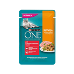 پوچ گربه عقیم شده پورینا با طعم مرغ Purina One Sterilised Chicken وزن 75 گرم کد 363