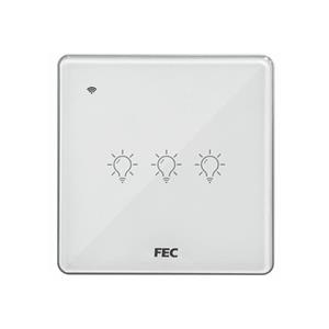 کلید وای فای لمسی مشکی FEC-SW-03