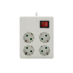 رابط چهار خانه مربع ارت دار فردان الکتریک 31403 با کابل 3 متر