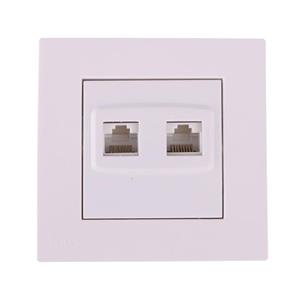 سوکت شبکه cat3+cat6 جهان الکتریک مدل کارن