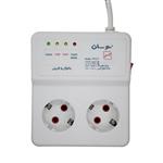 محافظ 2 پریز یخچال و فریزر نوسان الکتریک مدل FR-211 کابل 1.5 متر