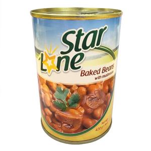 کنسرو لوبیا چیتی با قارچ سحر Sahar Baked Beans with Mushrooms Canned - 420 gr