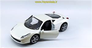 ماکت فلزی فراری 1:24 (DIECAST METAL) سفید