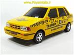 ماشین پلاستیکی پراید تاکسی 01-(953) زرد