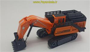 ماکت شاول (FRONT SHOVEL EXCAVATOR BY KDW 1:87) نارنجی