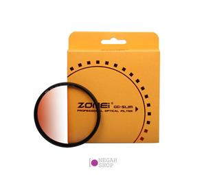 فیلتر رنگی تدریجی نارنجی Zomei Ultra Slim GC-Orange Gradient 82mm 