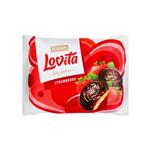 بیسکویت با ژله توت فرنگی 420 گرم لوویتا Roshen Lavita