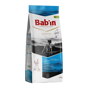 غذای خشک توله سگ بابین Babin Maxi Junior وزن 15 کیلوگرم کد 435