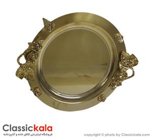 سینی نگار رز گرد کوچک طلایی کد ۶۰۶