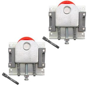 قرقره درب ریلی 80 کیلویی بسته 2 عددی