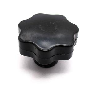 گل مهره پلاستیکی براق هفت پر m12 قطر 60 میلی‌متر کد 00101479