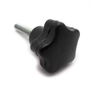 گل پیچ پلاستیکی براق پنج پر m6 قطر 30 میلی‌متر کد 00101468