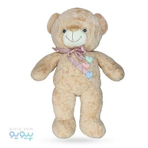 عروسک خرس سه قلب ۹۰ سانتی مناسب برای ولنتاین
