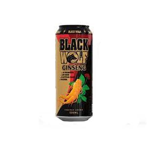نوشیدنی انرژی زا جینسینگ دار بلک وولف 500 میلی Black wolf ginseng