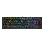 کیبورد گیمینگ مکانیکی باسیم کرسیر مدل K60 RGB PRO-CHERRY(MV) VIOLA MECHANICAL