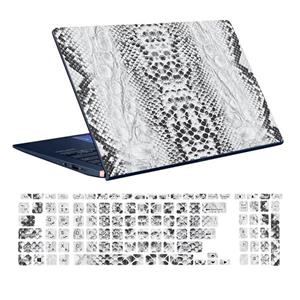 اسکین لپ تاپ طرح Snake کد ۲۰ به همراه استیکر کیبورد