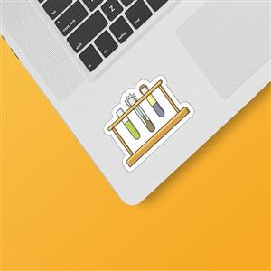 استیکر لپ تاپ طرح Rick&Morty کد ۰۹
