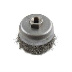 فرچه ( برس ) سیمی کاسه ای افشان 3 اینچ 7.5 سانتی متر استیل 316 ساب ایران ( کربلایی )