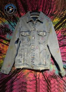 کت جین مردانه اسپرت جیبدار طرح off white کد 1030