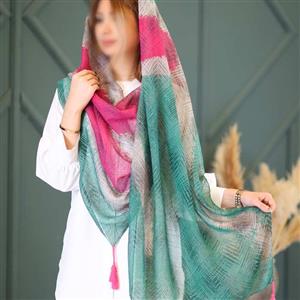 شال فلورانس زنانه طرح منگوله دار کد ۵۱۶۴۵۰۱ 