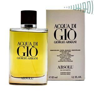 تستر جعبه سفید  جیورجیو آرمانی آکوا دی جیو ابسولو Giorgio Armani Acqua Di Gio Absolu مردانه ادوپرفیوم 125 میل کد 717