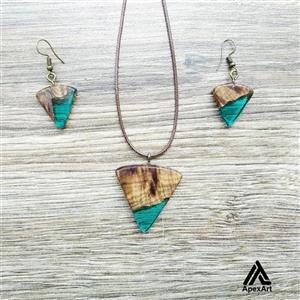 نیم ست چوبی طرح پوپک کد 300