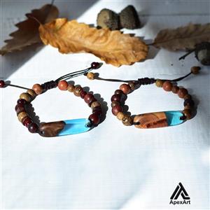 ست دستبند رزینی طرح یاقوت کد 311