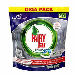 قرص ماشین ظرفشویی فیری Fairy بسته 70 عددی مدل جار