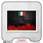 تابلو پوستر شهر پالرمو با تم World Skyline کد 548
