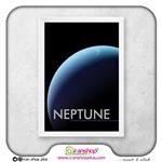 تابلو سیاره نپتون با تم آبی NEPTUNE NORTH BLUE کد 5114