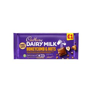 شکلات لانه زنبوری و آجیل شیری کادبری 85 گرم Cadbury