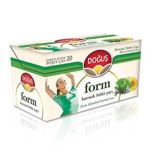 دمنوش تناسب  دوغوش فرم با طعم آلبالو 20 عددی Dugus/Form