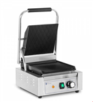 دستگاه گریل تماسی صنعتی رویال کترینگ آلمان Royal Catering Kontaktgrill - 1.800 W - geriffelt RCPKG-1800-R