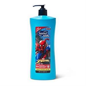 شامپو مو، بدن نرم کننده بچه گانه سواو Suave Kids Spider Man حجم ۸۲۸ میلی لیتر 