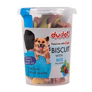 تشویقی بیسکوییت سگ دودوتی با طعم مخلوط وزن 350g